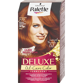 Schwarzkopf Palette Deluxe Haarfarbe Intensiv Strahlendes Kupfer 7-77 (562), 50 ml