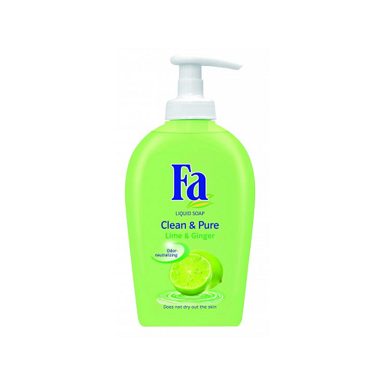 Fa Clean Reine Kalkflüssigkeitseife mit Spender 300 ml