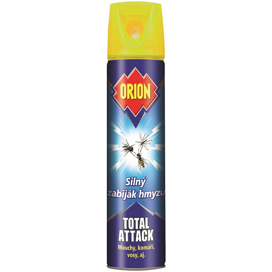 Orion Total Attack Starker Killer von Insektenfliegen, Mücken, Wespen usw. sprühen 400 ml