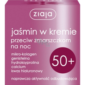 Ziaja Jasmine 50+ Anti-Falten-Nachtcreme 50 ml