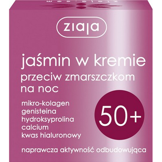 Ziaja Jasmine 50+ Anti-Falten-Nachtcreme 50 ml