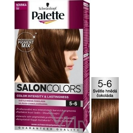 Schwarzkopf Palette Salon Colors Haarfarbe 5-6 Hellbraune Schokolade