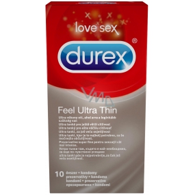 Durex Feel Ultra Thin ultradünne Kondom Nennweite: 52 mm 10 Stück
