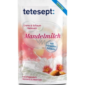 Tetesept Mandelmilchcreme & Schaumbadesalz 80 g