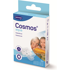 Cosmos Aqua, wasserfeste Pflaster, 10 Stück pro Packung