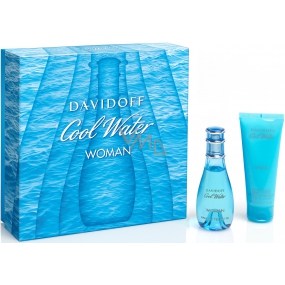 Davidoff Cool Water Woman Eau de Toilette 50 ml + Körperlotion 75 ml, Geschenkset 2015