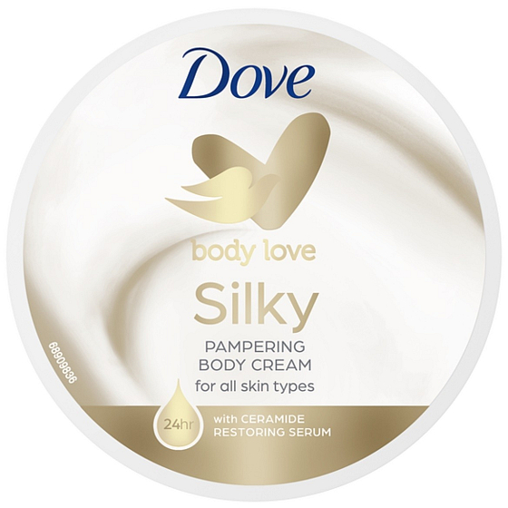 Dove Silk Körpercreme für den ganzen Körper 300 ml