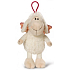 Nici Jolly Schaf mit Vorhang weiss Plüschtier feinster Plüsch 15 cm