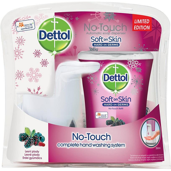 Dettol Forest Beeren berührungsloser Seifenspender und Seifenfüllung 250 ml