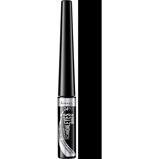 Rimmel London Scandaleyes Kühner wasserdichter Eyeliner 001 Schwarz 2,5 ml