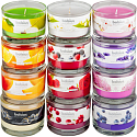 Bolsius Aromatic Berry Delight - Entzückende Duftkerze mit Beeren in Glas 90 x 65 mm 247 g Brenndauer ca. 30 Stunden