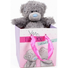 Ich zu dir Teddybär in einer Geschenktüte Liebe 13 cm