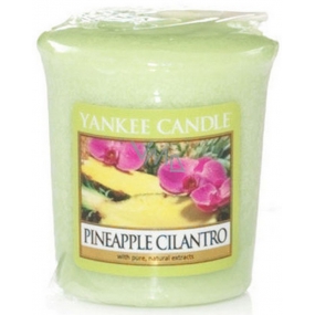 Yankee Candle Pineapple Cilantro - Ananas mit Kardamom-Votiv-Duftkerze 49 g
