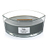 WoodWick Evening Onyx - Evening Onyx Duftkerze mit breitem Holzdocht und Glasschiffdeckel 453 g