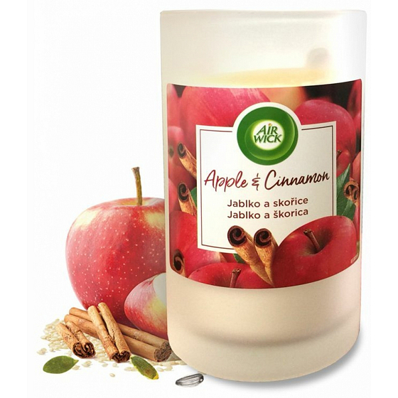 Air Wick Apfel & Zimt - Apfel und Zimt XXL Duftkerzenglas 310 g