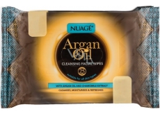 Nuagé Skin Argan Oil feuchtigkeitsspendende Gesichtstücher 25 Stück