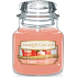 Yankee Candle White Strawberry Bellini - Duftkerze mit weißem Erdbeercocktail Klassisches kleines Glas 104 g