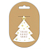 Nekupto Weihnachten Keramik Ornament Frohe Weihnachten! 6 x 6 cm