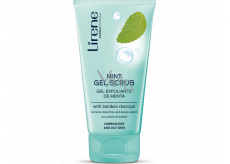Lirene Mint Scrub Minze und Bambuskohle-Peelinggel für Mischhaut und fettige Haut 150 ml