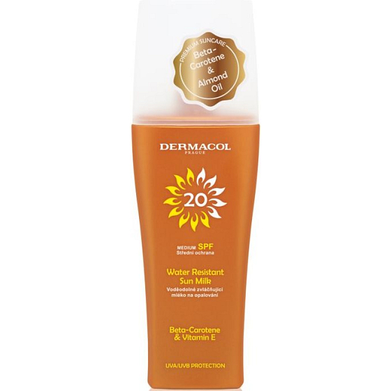 Dermacol Sun Water Resistant SPF20 wasserdichtes erweichendes Sonnenschutzspray 200 ml