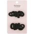 Richstar Accessories Haargummis schwarz basic 3 cm 12 Stück