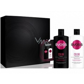 Syoss Color Haarshampoo 440 ml + Haarspülung 440 ml, Kosmetikset für Frauen