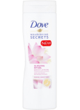 Dove Nourishing Secrets Glowing Ritual Body Milk mit Lotusblütenextrakt und Reiswasser 400 ml