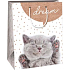 Ditipo Papier-Geschenktüte 26,4 x 32,7 x 13,6 cm Katze