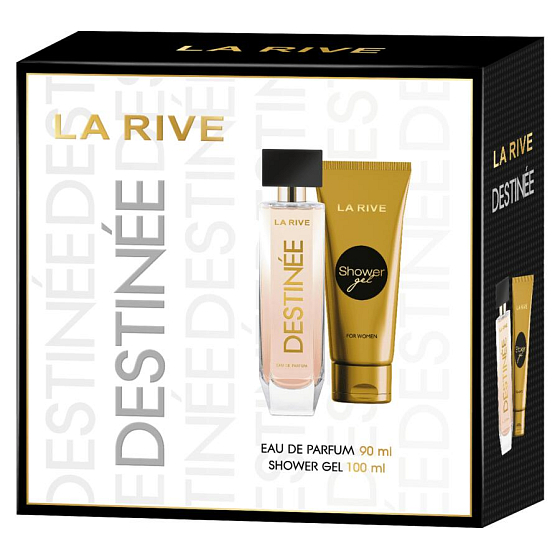 La Rive Destinée Eau de Parfum 90 ml + Duschgel 100 ml, Geschenkset für Frauen