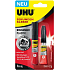 Uhu Super Glue Plastic ultraschneller Zweiphasen-Zweitklebstoff zum Kleben von Kunststoffen 3 ml + 2 g