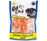 KidDog Hühnerfleischscheiben weiches Fleisch Hühnerfleischscheiben, Fleischleckerli für Hunde 250 g