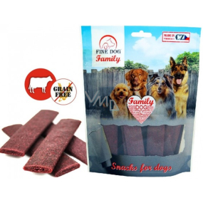 Fine Dog Family Rindfleischstreifen natürliches Fleisch Leckerli für Hunde 200 g