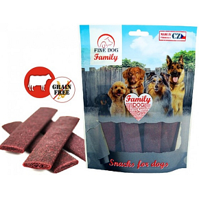 Fine Dog Family Rindfleischstreifen natürliches Fleisch Leckerli für Hunde 200 g