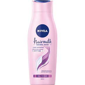 Nivea Hairmilk Natural Shine Pflege Shampoo, 400 ml