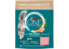 Purina One Adult Granulat für Katzen mit Lachs und Vollkorn, 800 g