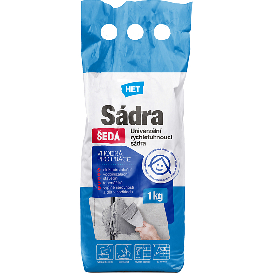 Het Gips grau, 1 kg
