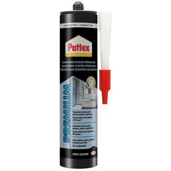 Pattex Premium Sanitär Silikon Manhattan, 310 ml