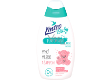 Linteo Baby mycí mléko a šampon Gentle Cleansing, 425 ml
