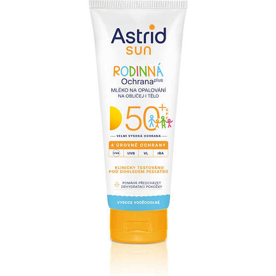 Astrid Sun OF 50 Familien Sonnenmilch, 250 ml