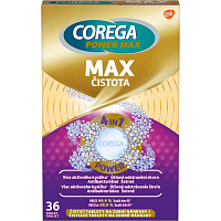 Corega Power Max Max Reinheit Reinigungstabletten für Zahnprothesen, 36 Stk