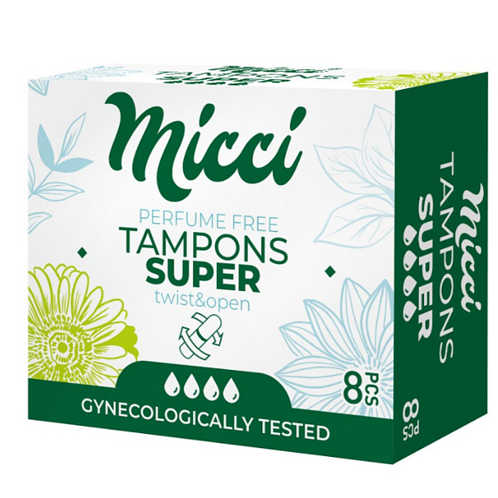 Micci Super Damen Tampons 8 Stück