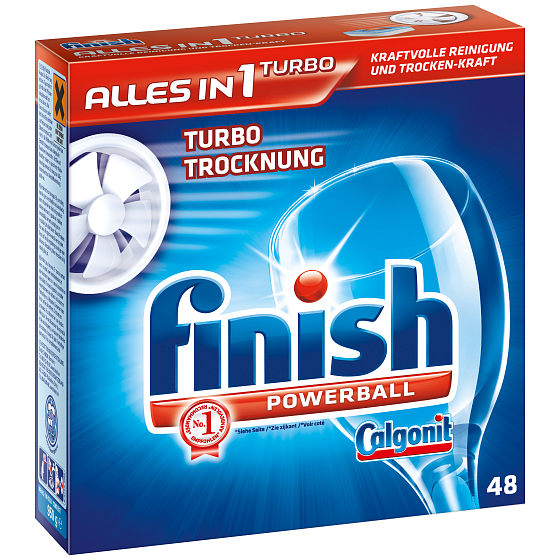 Calgonit Finish All-in-1 Turbo Tabletten für Geschirrspüler 48 Stück