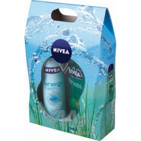 Nivea Kazfresh Duschgel 250 ml + Antitranspirant Spray 150 ml, für Frauen Kosmetikset