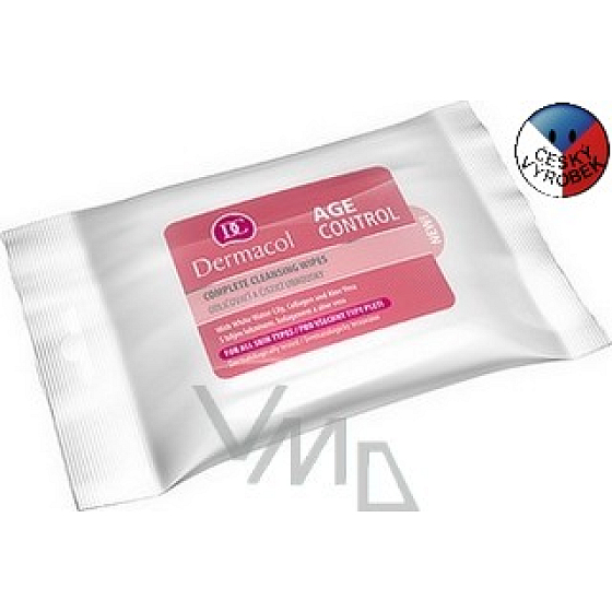 Dermacol Age Control Make-up und Reinigungstücher 20 Stück