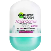 Garnier Mineral Action Control alkoholfreies Ball-Deodorant-Roll-On für Frauen 50 ml