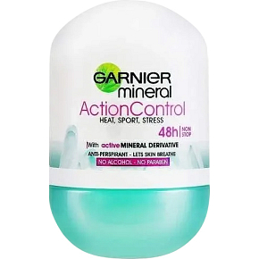 Garnier Mineral Action Control Roll-On-Antitranspirant, 50 ml