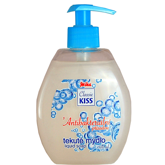 Mika Kiss Classic Antibakterielle Flüssigseife mit 500 ml Additiv