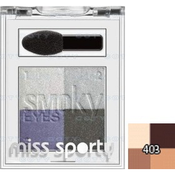 Miss Sports Studio Farbe Smoky Quattro Lidschatten 403 Brown Eyes 2,2 g