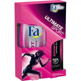 Fa Ultimate Sport Dry Power Frisches Duschgel 250 ml + Deodorant Spray 150 ml, Kosmetikset