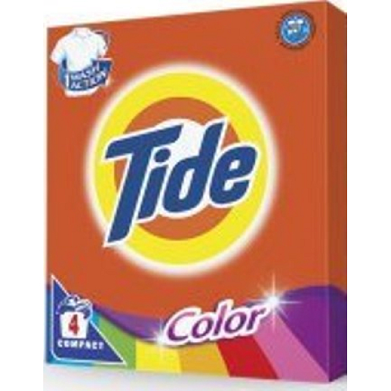 Tide Color Waschpulver für farbige Wäsche 4 Dosen 280 g
